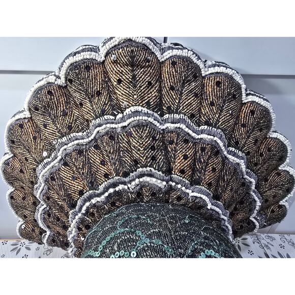 NWT John Derian for Target Beaded Turkey Decorative Pillow - Picture 7 of 13